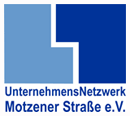 UnternehmensNetzwerk Motzener Straße e.V. Logo