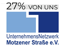 UnternehmensNetzwerk Motzener Straße e.V. Logo